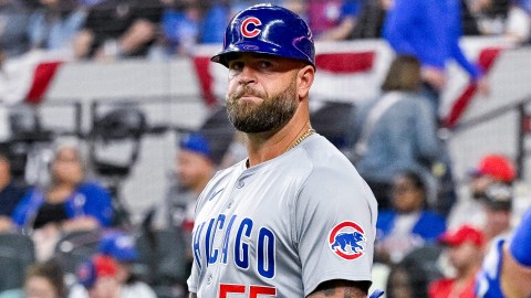 Former Red Sox first baseman Mike Napoli