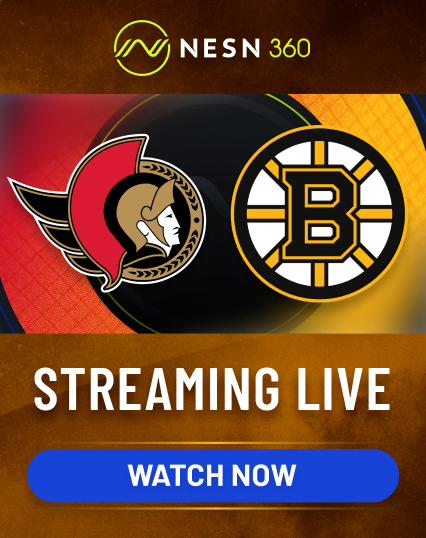 Boston Bruins vs. Ottawa Senators gameday matchup graphic