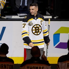 Former Boston Bruins captain Patrice Bergeron