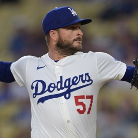 Los Angeles Dodgers relief pitcher Ryan Brasier