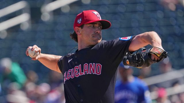 Cleveland Guardians starting pitcher Shane Bieber