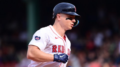 Boston Red Sox outfielder Tyler O'Neill