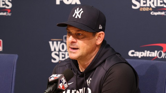 New York Yankees manager Aaron Boone