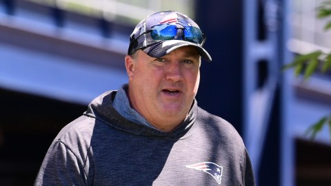 New England Patriots offensive coordinator Alex Van Pelt