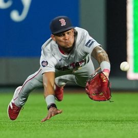 Boston Red Sox outfielder Ceddanne Rafaela