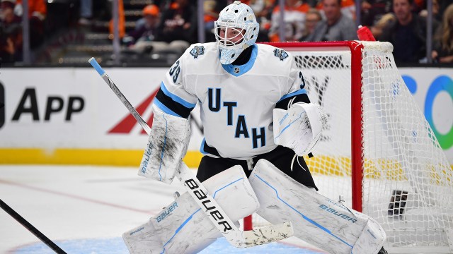 Utah Hockey Club goaltender Connor Ingram