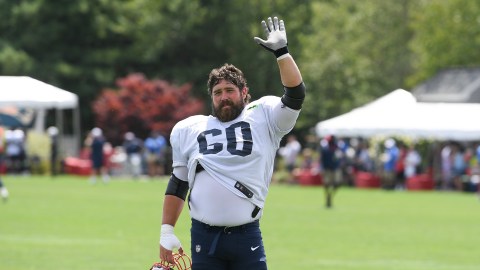 New England Patriots center David Andrews