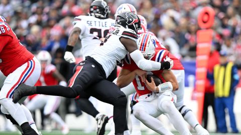 New England Patriots quarterback Drake Maye