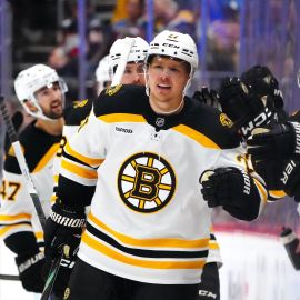 Boston Bruins defenseman Hampus Lindholm