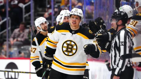 Boston Bruins defenseman Hampus Lindholm