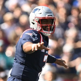 New England Patriots quarterback Jacoby Brissett