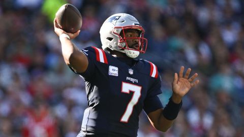 New England Patriots quarterback Jacoby Brissett