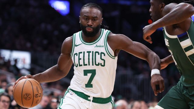 Boston Celtics forward Jaylen Brown