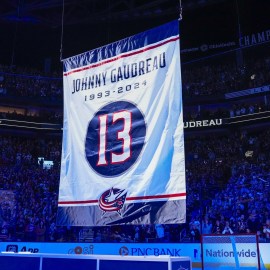 Johnny Gaudreau banner