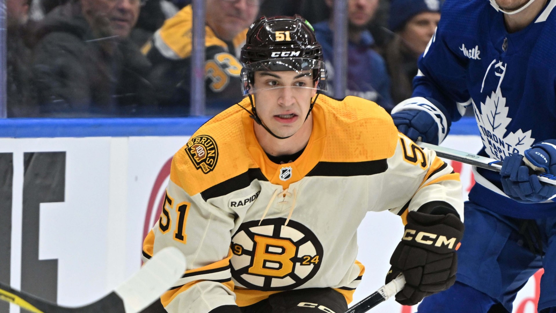 Bruins’ Jim Montgomery reveals troubling update on Matthew Poitras