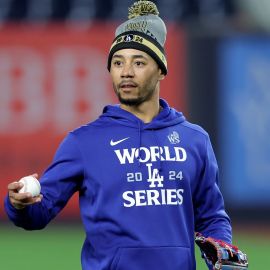 Los Angeles Dodgers infielder Mookie Betts