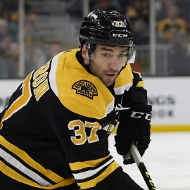 Former Boston Bruins forward Patrice Bergeron