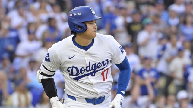 Los Angeles Dodgers designated hitter Shohei Ohtani