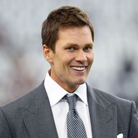 NFL broadcaster Tom Brady