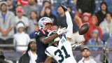 New England Patriots wide receiver Tyquan Thornton, NFL free agent Lamar Jackson