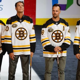 Members of the 2011 Stanley Cup Boston Bruins