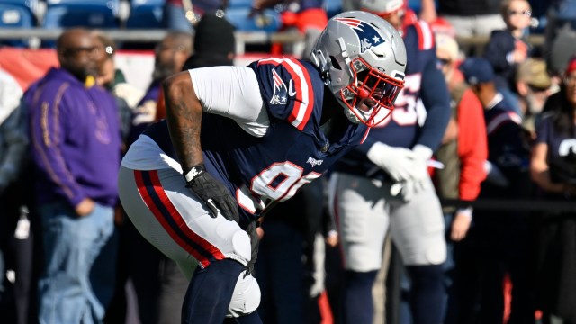 New England Patriots defensive tackle Christian Barmore