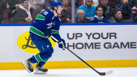 Vancouver Canucks forward Danton Heinen