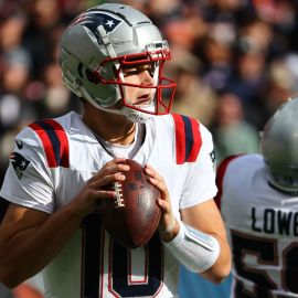 New England Patriots quarterback Drake Maye