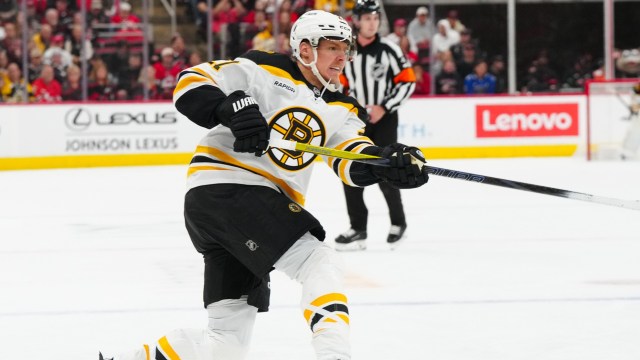 Boston Bruins defenseman Hampus Lindholm