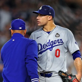 Los Angeles Dodgers pitcher Jack Flaherty