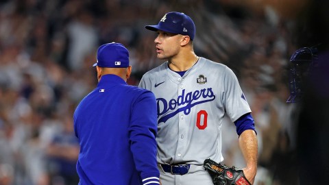 Los Angeles Dodgers pitcher Jack Flaherty