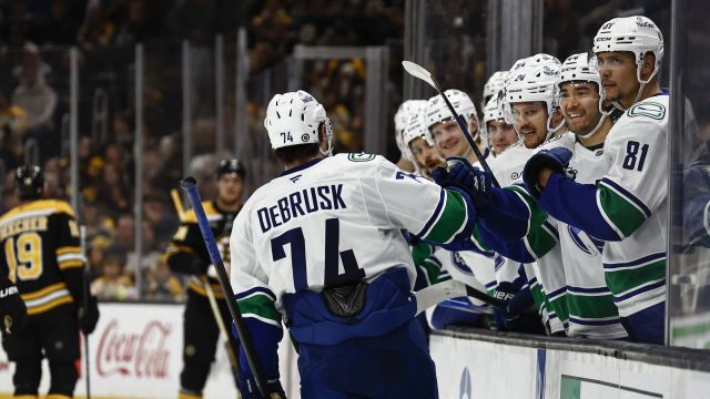 Vancouver Canucks forward Jake DeBrusk