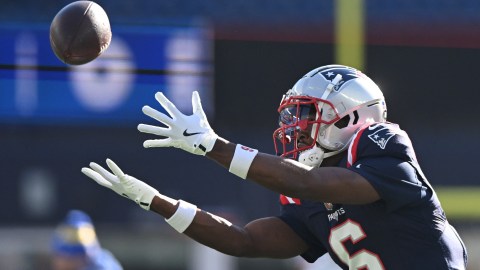 New England Patriots wide receiver Javon Baker