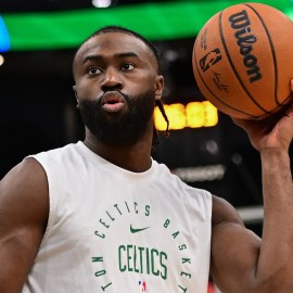 Boston Celtics forward Jaylen Brown