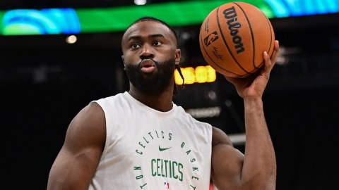 Boston Celtics forward Jaylen Brown