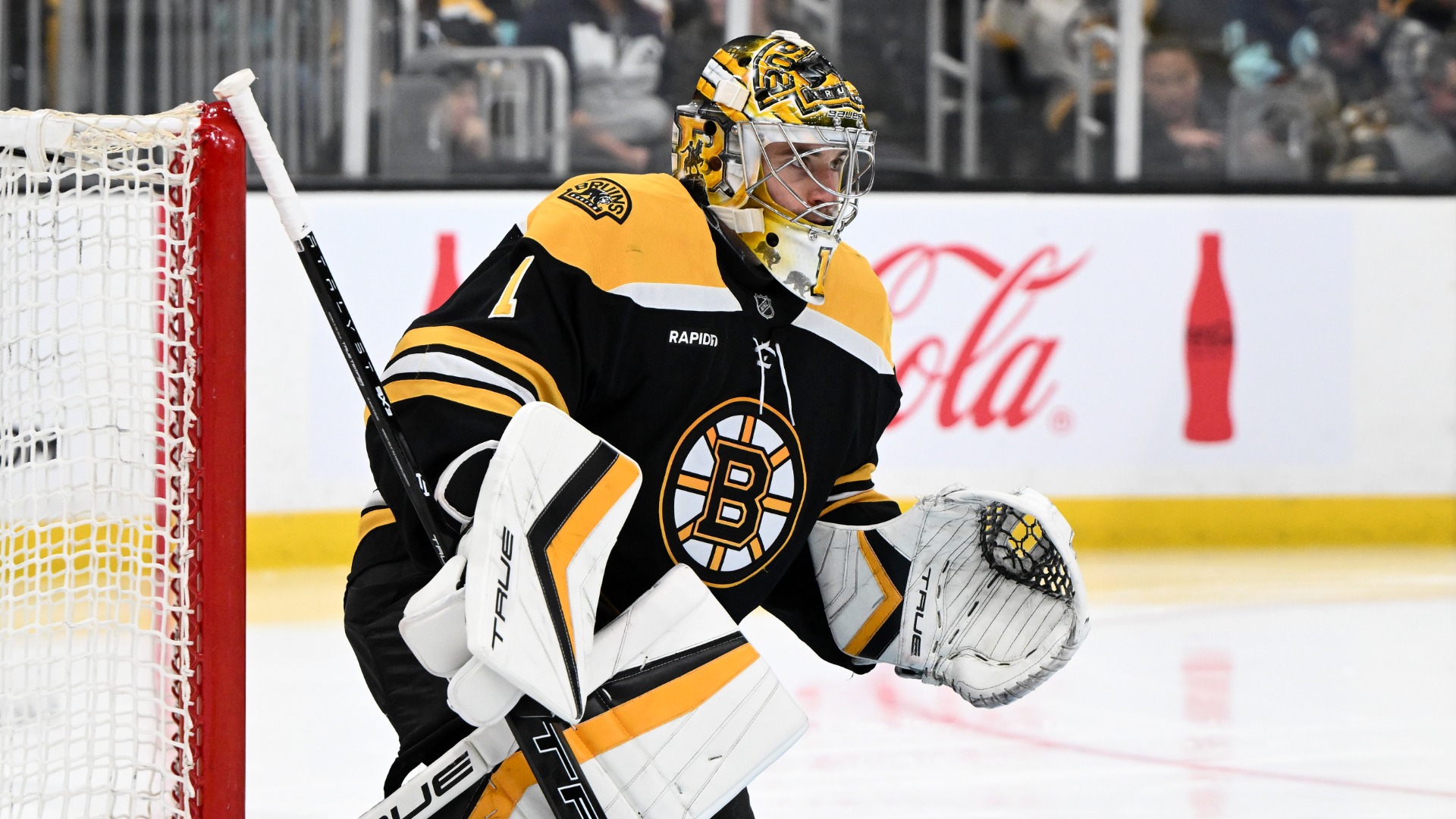 “Jeremy Swayman comes up big in first shutout of the season for the Bruins.”