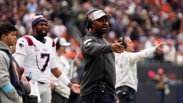 New England Patriots head coach Jerod Mayo