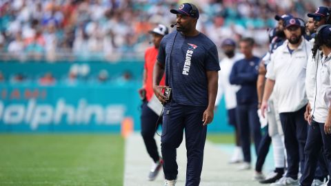 New England Patriots head coach Jerod Mayo