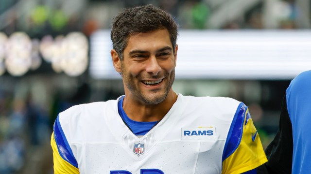 Los Angeles Rams quarterback Jimmy Garoppolo