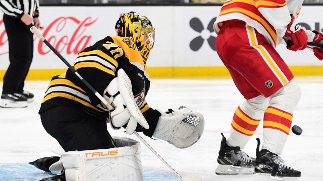 Boston Bruins goaltender Joonas Korpisalo