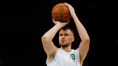 Boston Celtics center Kristaps Porzingis