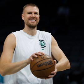 Boston Celtics center Kristaps Porzingis