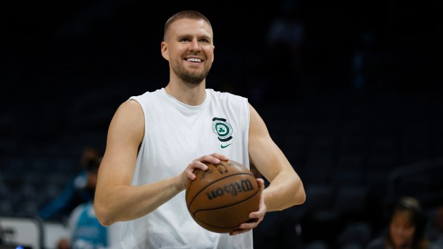 Boston Celtics center Kristaps Porzingis