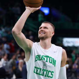 Boston Celtics center Kristaps Porzingis