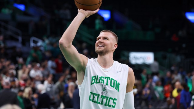 Boston Celtics center Kristaps Porzingis