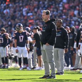 Chicago Bears head coach Matt Eberflus