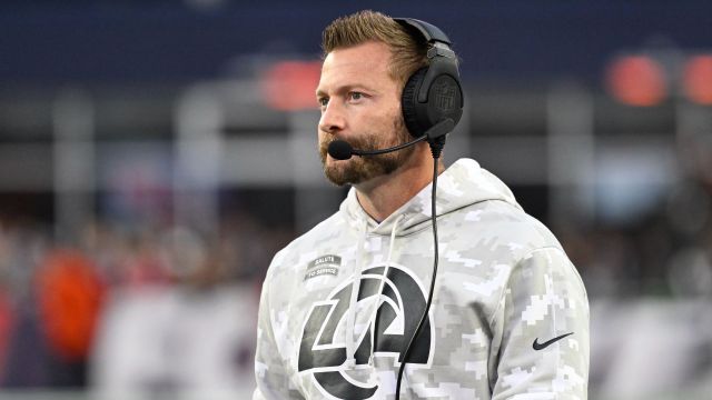 Los Angeles Rams head coach Sean McVay