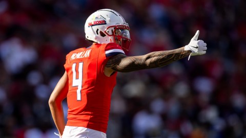 Arizona Wildcats wide receiver Tetairoa McMillan