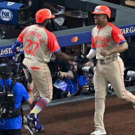 Toronto Blue Jays infielder Vladimir Guerrero Jr. and MLB outfielder Juan Soto