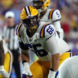 LSU Tigers offensive tackle Will Campbell